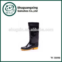 Талль дождь сапоги для человек прозрачный плоское дно BootsPVC человек человек дождя дождь обувь моды W-R080